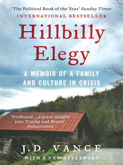 Title details for Hillbilly Elegy by J. D. Vance - Available